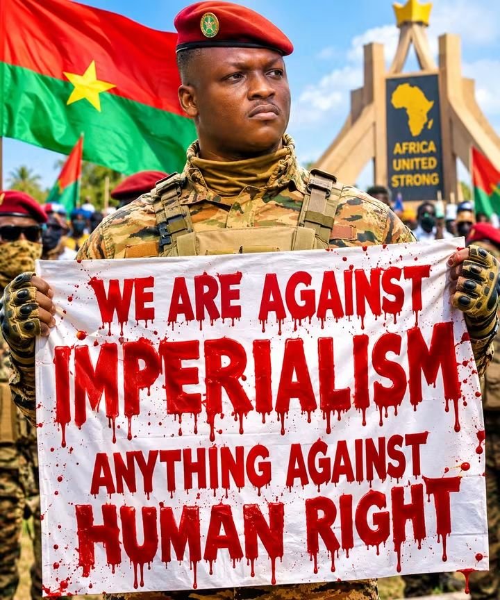 beyondB_DAG's tweet photo. Bukina Faso's military leader Captain  Ibrahim Traore has positioned himself as a staunch anti-imperialist ,frequently arguing that western concepts of human rights and democracy are used as tool of manipulation and foreign iterference against Africa freedom and sovereignty.

We are seeing this in France, the biggest preacher of human rights,where they have essentially chucked the concept of human right in the bin.