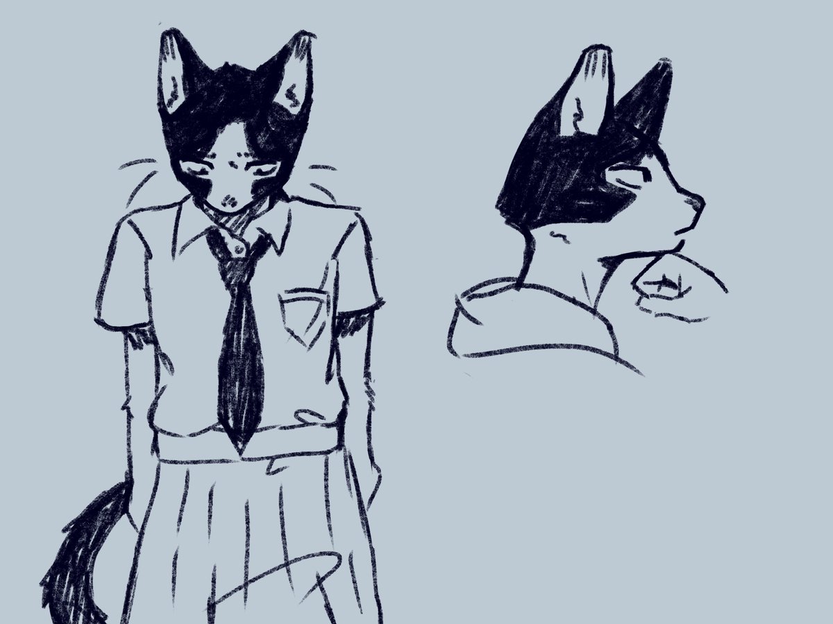 sashigu__'s tweet photo. Hachi what is you doing you are NOT THE THINKER

#nagabe #rkgk https://t.co/2WrLQdyUP5