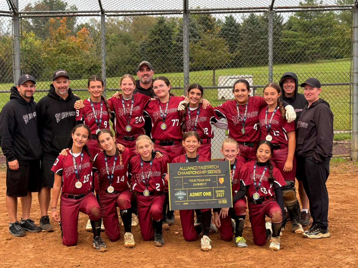 NEFLfastpitch's tweet photo. 🎟️ FOUR TEAMS. FOUR TICKETS.
12U is 2027 AFCS bound! 🥎

🏆 Team Pennsylvania 2032
🏆 Unity Plath 12U
🥈 Rampage 12U BLACK
🥈 NJ Heist 12U

Congratulations to every player, coach and family on earning your Alliance Fastpitch Championship Series berths!

#NEFL #AFCS https://t.co/8DpxUq8vcd