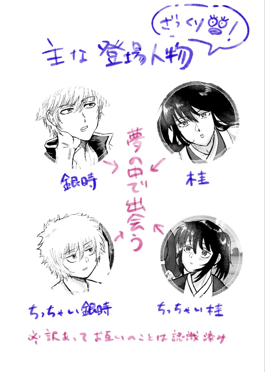 kasuka_weekend's tweet photo. 10/11COMIC CITY SPARK21
【かぶき超大集会24/背中合わせの腐れ縁6】
西1セ15a “フヨウ”

銀桂本新刊サンプル
『夢寐にも忘れ難き。』(漫画/全年齢/40p/500円)
大人と子どもの銀時、桂が会する不思議な夢の中でお互いを想い合い夢から覚めた後もやさしい余韻が背中を押してくれるようなお話です。 https://t.co/hVV3laJTTr