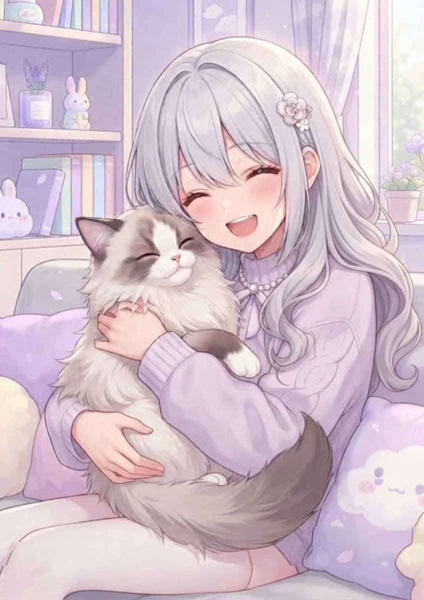 mizukivlc's tweet photo. 「目薬をさす」
　↓
「猫様が抱っこ大嫌いになる」
　↓
「でもまた抱っこして嫌われる」
　↓
（エンドレス）
​この無限ループ😭
今日の「ふんっ」しっかりいただきました…

✨ 20:55 𝙊𝙋𝙀𝙉 — 𝑴𝒐𝒐𝒏 𝑵𝒊𝒈𝒉𝒕 🌙 https://t.co/bVlJUZC4pt