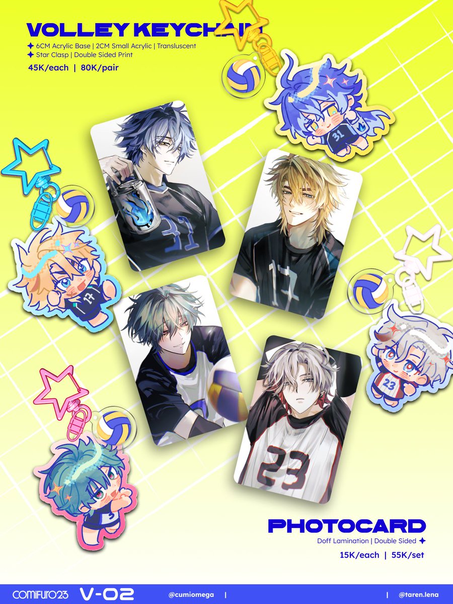 cumiomega's tweet photo. 🔁💛are appreciated!
🎁 Taren’s Giveaway &amp; Preorder Open!! 

💛 #CF23 Pickup Both Days
📍 Booth V02 - ZipZip
📬 Local &amp; Global Shipping

✨ Genshin Impact, ALNST, ORV, Nijisanji JP

📅 PO Period: 6 - 12 Oct

🔗 PO link &amp; more details in thread👇 

#cf23catalogue #comifuro23 https://t.co/4nzEHzZiPT
