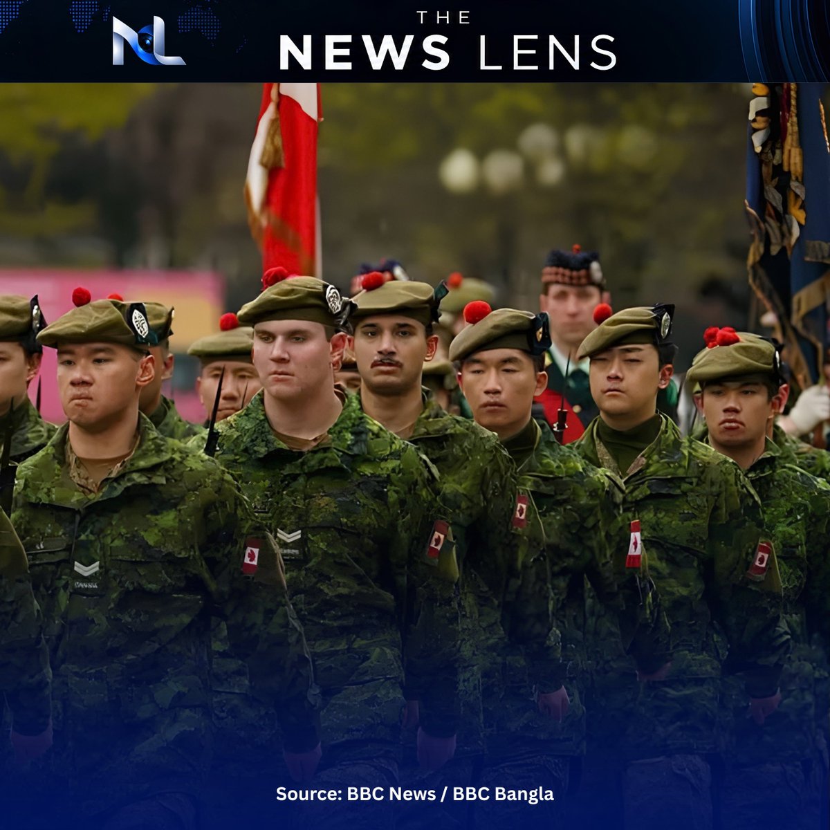 thenewslens24's tweet photo. 🇨🇦 Canada is preparing for a possible US invasion, despite experts saying the risk is extremely low.

Tensions have risen over Trump’s “51st state” comments.

Source: BBC Bangla

#Canada #USA #Trump #Geopolitics #WorldNews #BBC  #JMCOnlineMojo  @MoJoJamil https://t.co/A8n7OWiq8k