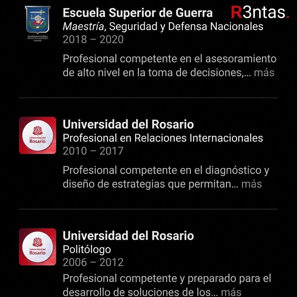 r3ntas's tweet photo. M3rhaba mi adorada Dra Hanwen (@hanwenzhang1982), advierto que usted siempre me puede etiquetar y que solo volví para discutir con su merced.

Estos son los títulos del Facho de Mateo Amaya (@mateoamayaq).

Total, quiten la meritocracia y volvamos a la lumpencracia en la que estabamos con el gobierno Petro ese tal Mateo debía hacer videitos y todo en ese entonces.

Por cierto, ¿comparamos entregables de los contratos?
