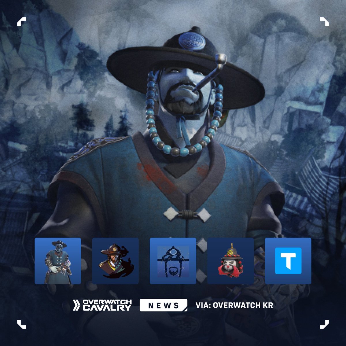 OWCavalry's tweet photo. The Tiger Descends Event in #Overwatch 🗻

Korean players can complete matches and follow the tiger’s trail to earn Loot Boxes, themed cosmetics, and the 창귀 내금위 Cassidy skin.

🇰🇷 This event is exclusive to Korea. https://t.co/8Un0QDDiXG