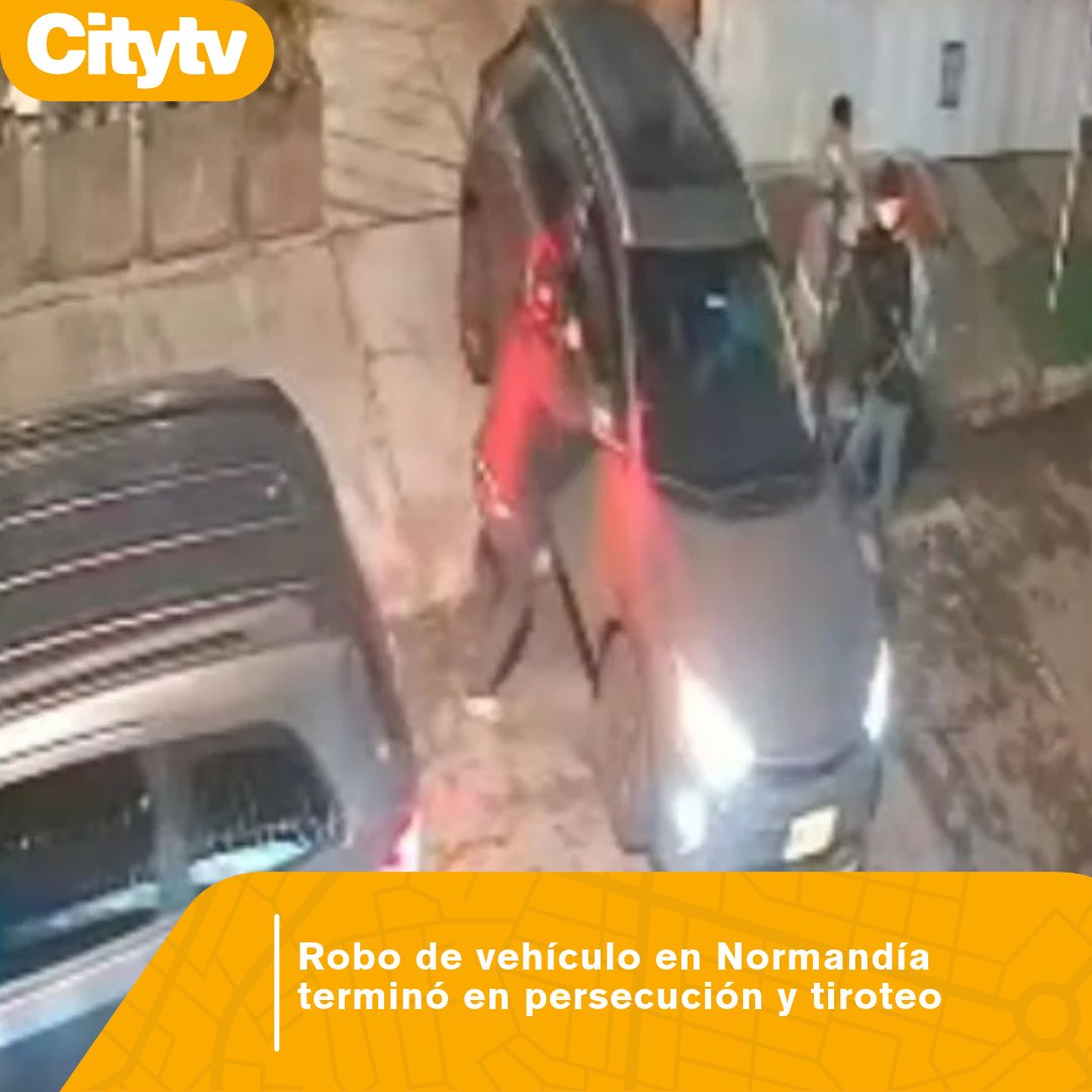 Citytv's tweet photo. #Seguridad | 🚗Una mujer fue víctima de un violento atraco en Engativá. Los delincuentes armados dispararon para evitar que los vecinos intervinieran. Todos los detalles ➡️ https://t.co/J2v0E3GCc2 https://t.co/jG5oH24uG7