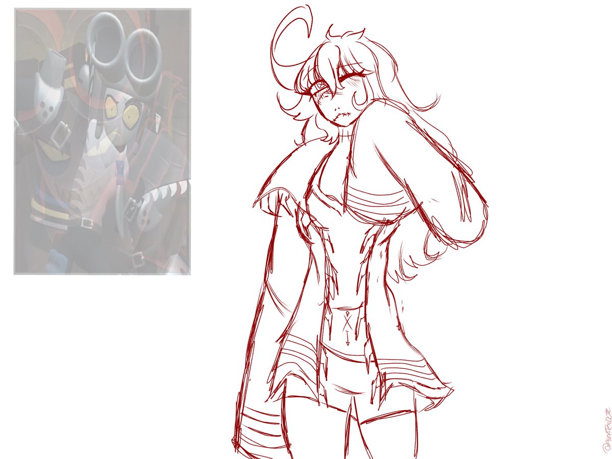 AlinaTexidor's tweet photo. Day 6: pajamas (she steals her bf’s jacket) #CrawlShot #elisyumetober2026 #yumeship #yumetwt #yumesona #cavsona #cav https://t.co/QUW6wHvTpi