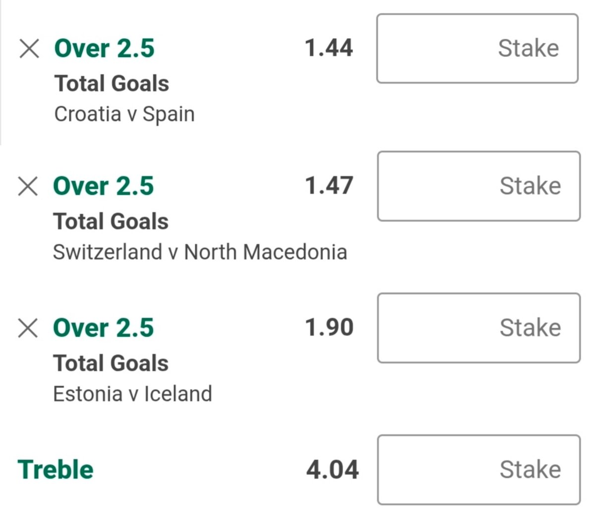 BetBlaze2's tweet photo. Todays Selections ⚽️ 

Double @ 2.00
Double @ 2.33
Treble @ 4.04
Acca @ 5.48

Starting at 7pm....... https://t.co/IAvKvSue3H