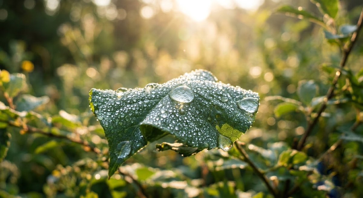 ThePoetryMan_'s tweet photo. Nature’s Gift

morning dew shines bright
resting on a folded leaf
sparkling in the sun

#Haiku #Senryu #Micropoetry
#Nature https://t.co/9wKkJ13Mtn
