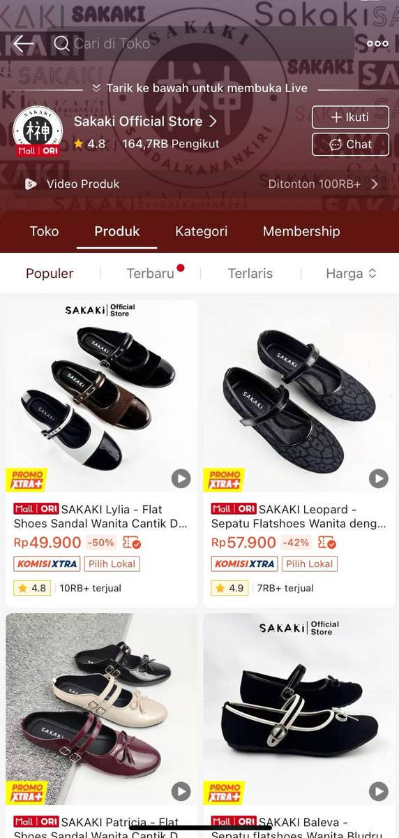odyssney's tweet photo. GAK MAU GATEKEEP TOKO FLATSHOES CAKEP YANG MURAH MERIAH INI https://t.co/KugiOmCXHW