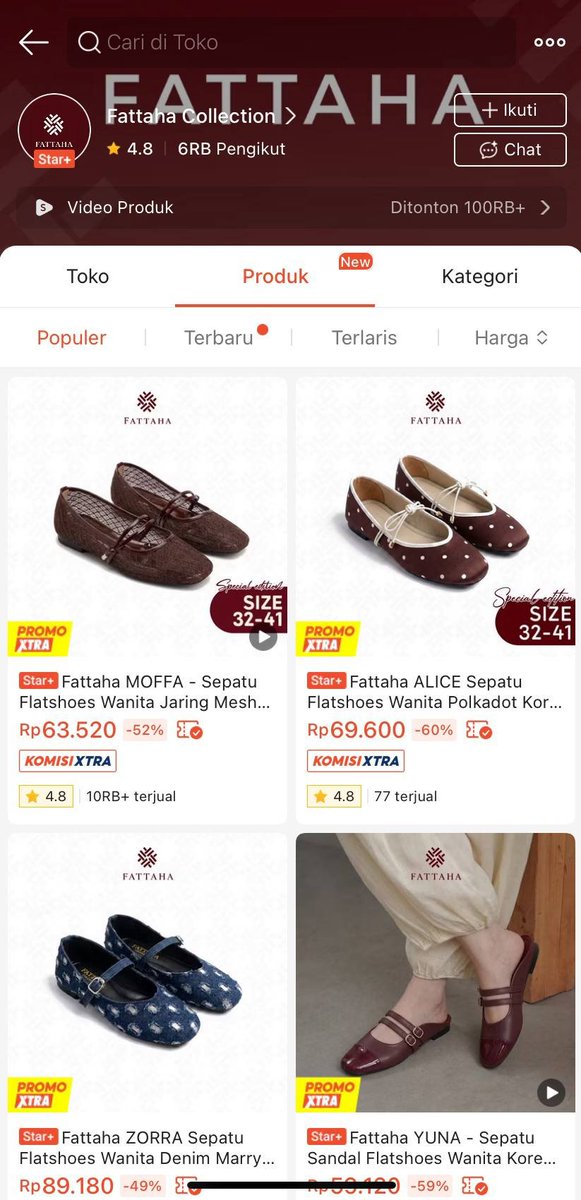 odyssney's tweet photo. GAK MAU GATEKEEP TOKO FLATSHOES CAKEP YANG MURAH MERIAH INI https://t.co/KugiOmCXHW