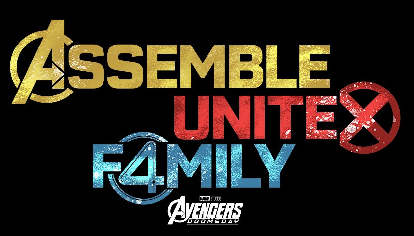 MCUFilmNews's tweet photo. New promo for ‘AVENGERS: DOOMSDAY’:

• Assemble 🅰️
• Unite ❌
• Family 4️⃣ https://t.co/WH2039m6hC