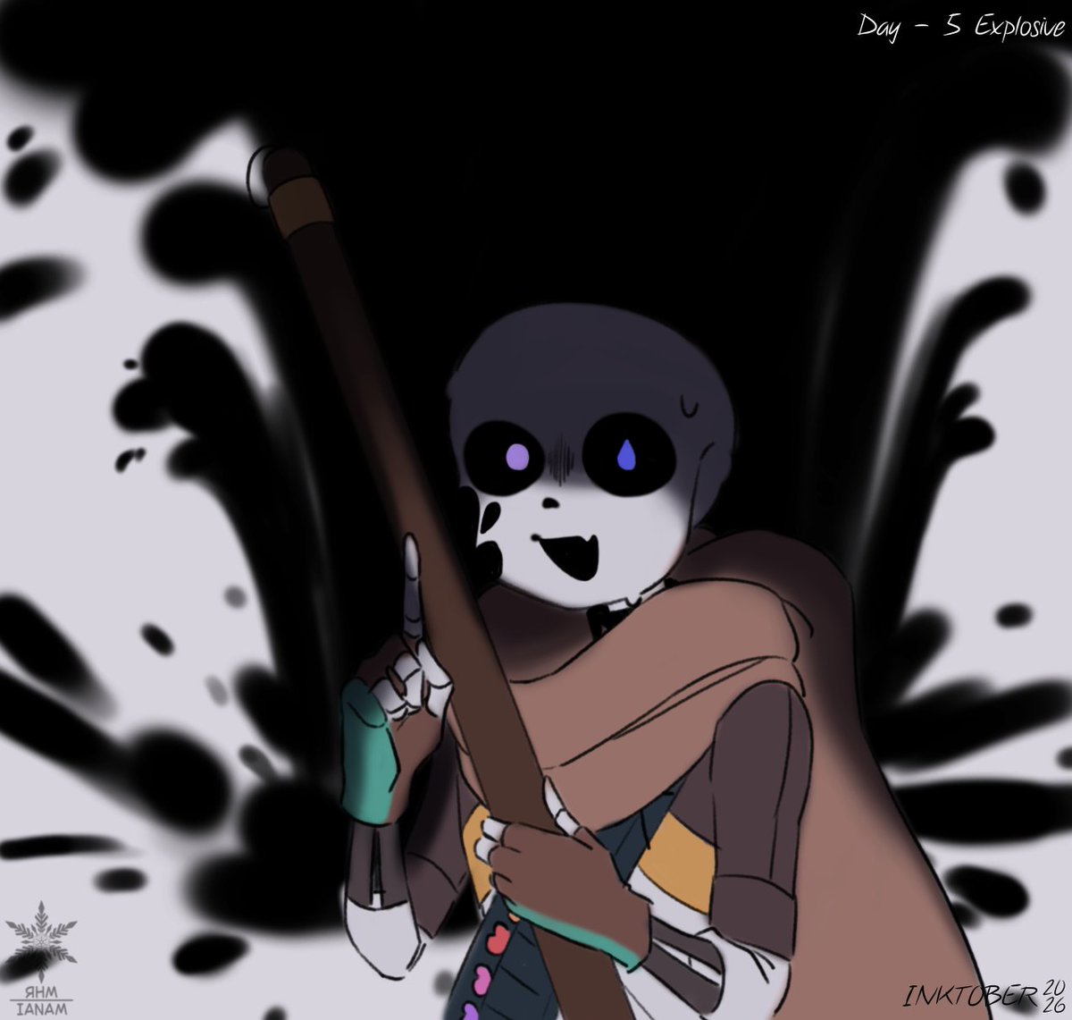 IANAM_YaNM's tweet photo. DAY 5 - Explosive

Ink sans belongs to Comyet https://t.co/lKyTD2A3QS
