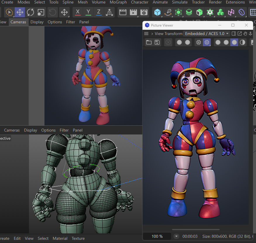 boligonautas's tweet photo. ngl, I’ve always wished my 3D models got more traction than my drawings. I’ve always preferred doing 3D stuff over 2D, but my drawings always get more impressions..
Anyways, here's Pomni but FNaF https://t.co/bVHNigjvT6