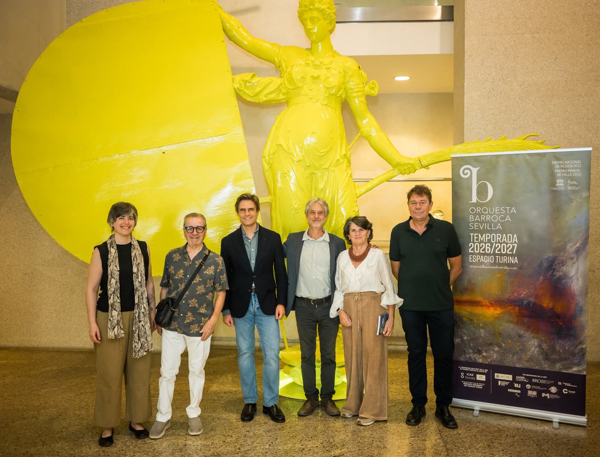 Obs_Live's tweet photo. 𝐓𝐞𝐦𝐩𝐨𝐫𝐚𝐝𝐚 𝟐𝟎𝟐𝟔-𝟐𝟎𝟐𝟕

La Orquesta Barroca de Sevilla celebrará a Beethoven rodeada de directores y solistas de primer nivel en una temporada dedica a los visionarios.

📷 Luis Ollero https://t.co/S9nZGb1V2g