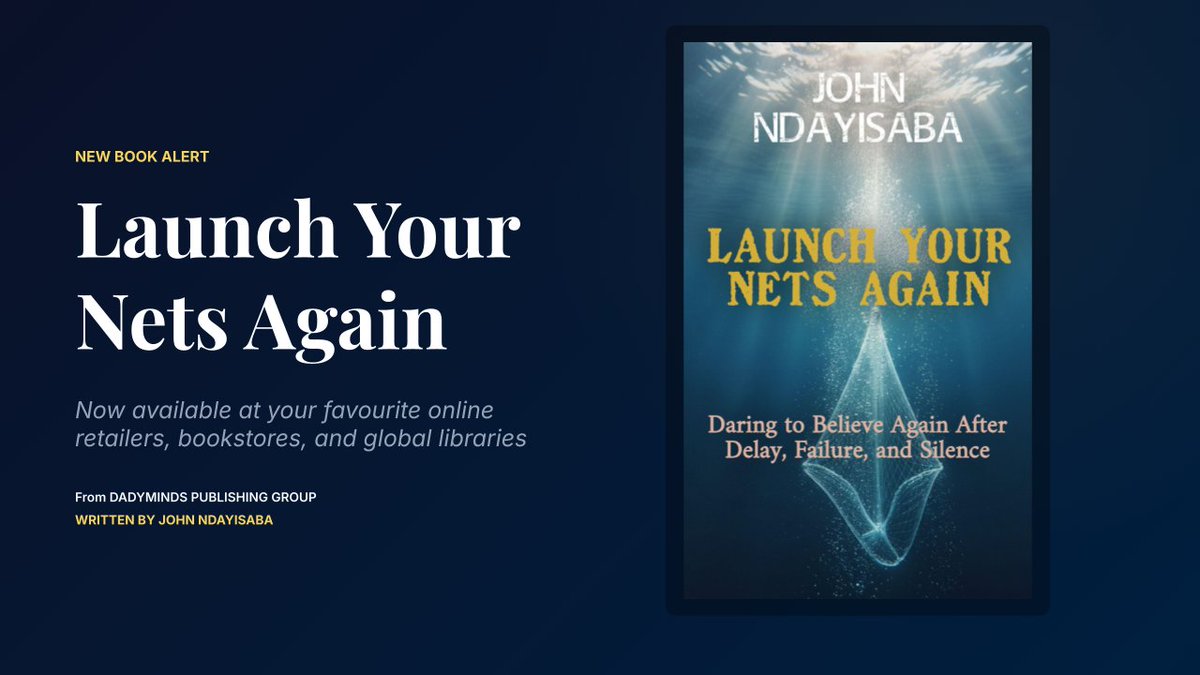 dadyminds's tweet photo. Start reading the book here: https://t.co/iYw6QU92i1
#NewBookRelease #MustReadBook #Bookstagram #BookTok #ChristianBooks #InspirationalBooks #BookReview #newbook #ChristianAuthors #ScriptureComfort #GodsTiming #OvercomingFailure #EmotionalHealing #Resilience #JohnNdayisaba https://t.co/tt803ypjNH