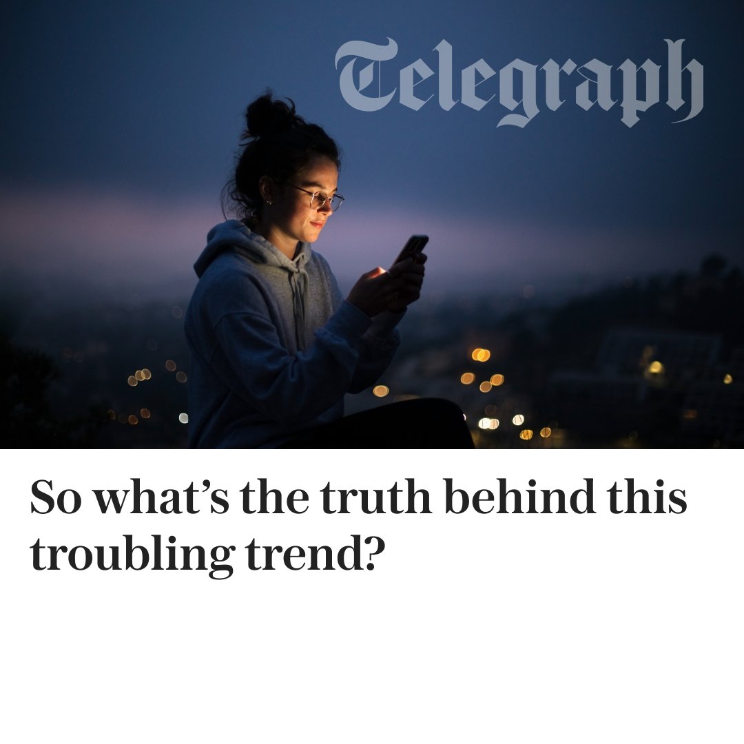 Telegraph's tweet photo. From online trends to massive economic costs, find out how 'sickfluencers' are helping to drive a wave of overdiagnosis.
