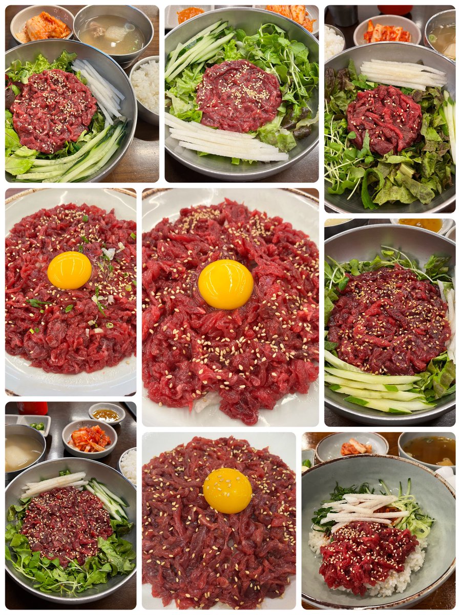 py0n_ch1's tweet photo. ユッケ大好きで、数えたらこの2年半で38食くらい食べてた…

ユッケ好きな人いたら写真にないお店で美味しいところ教えてほしい…

Xで流れてくるような店は全部行ったけどどこも微妙だったし、NAVERでチマチマ探してます…

육회 맛집 추천해 주세요 https://t.co/VTiCCoZ8il