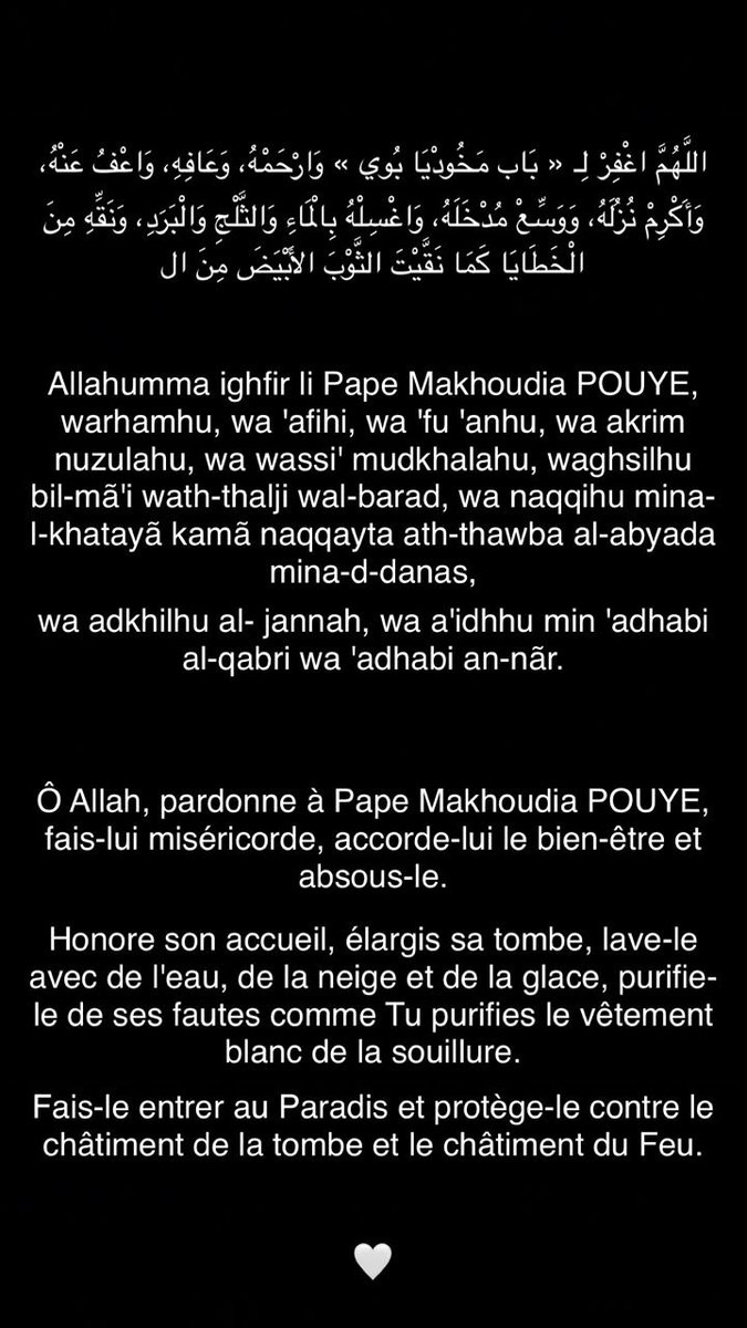 aicha_betty's tweet photo. Bonjour a tous !! Merci de prendre le temps de lire cette dua pour mon défunt père qui nous quitté il y a 2ans aujourd'hui, le 06 Octobre 2024.
Barakallahu fikoum 🤲🏾📿 https://t.co/T498Pe5TAz