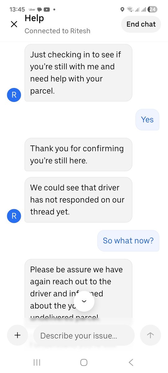 Sirntsako_'s tweet photo. @Uber_RSA A day later...the best you could do is wait for the driver to response. WOW!!! So Disappointing https://t.co/yIT49xdYDs