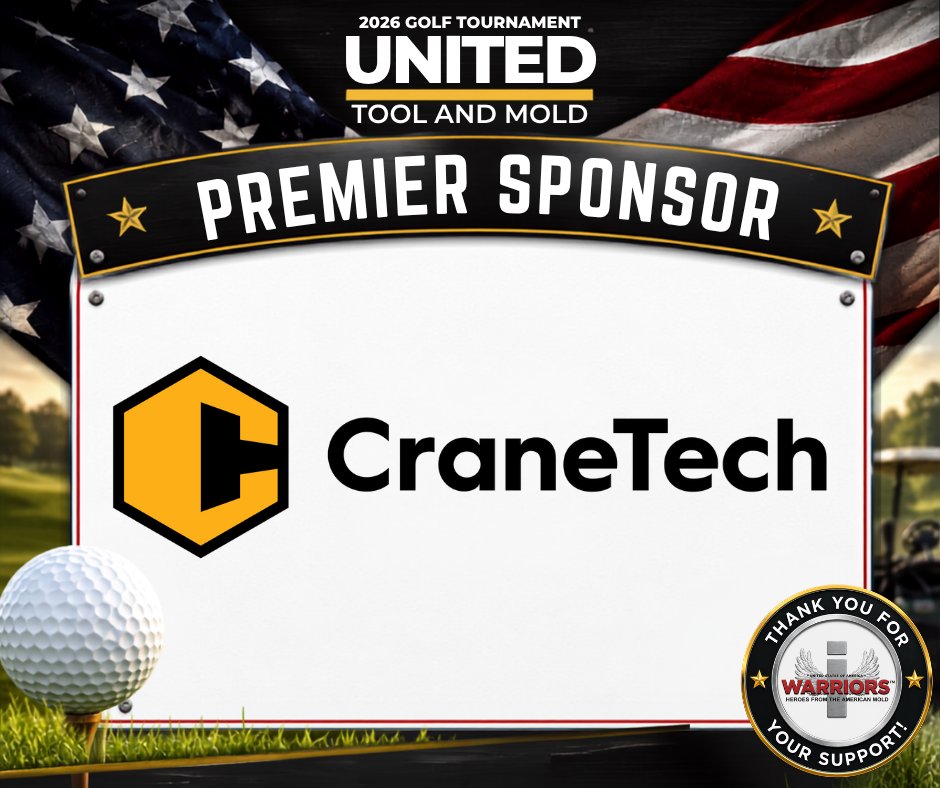 UTMRhinos's tweet photo. ⛳ PREMIER SPONSOR SHOUTOUT!
Thank you, CraneTech Inc., for your generous support of our 2026 Golf Outing benefiting iWarriors 🏌️♂️#GiveBack #iWarriors #UTM #UnitedTool #WeMakeADifference https://t.co/WWf9s81e6M