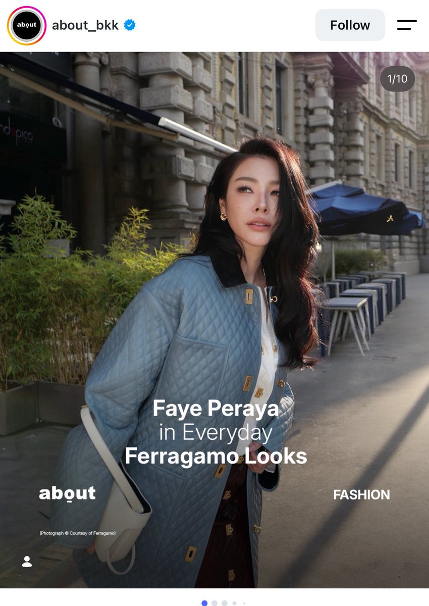 FayeAtom_intern's tweet photo. Ferragamo has reposted it!
Keep the engagement strong 🔥🔥🔥

#FerragamoXFaye
#FerragamoSS27
#Ferragamo
#FayePeraya 
#MilanFashionWeek https://t.co/5yqmZs9akV