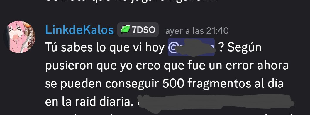 LinkDeKalos's tweet photo. @7DSO_EN Era súper obvio que se trataba de un error y los haters en vez de pensar 2 segundos y acusarlos de chapuceros se empezaron a inventar que nadie quería raids diarias (cuando se quejaban de que querían más raids semanales)  Os puede más el odio que razonar y odiar con razón. https://t.co/8BPROw1vZn