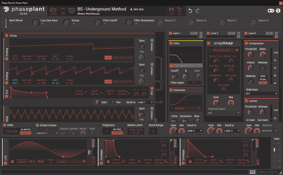whtmst's tweet photo. Custom colors.conf skin for kiloHearts products. Nothing fancy, just colors that are easier on my eyes.

Free on the hub: https://t.co/ewCDupPGLq

#kiloHearts #PhasePlant #VST #producers https://t.co/JMRLVMEaoh