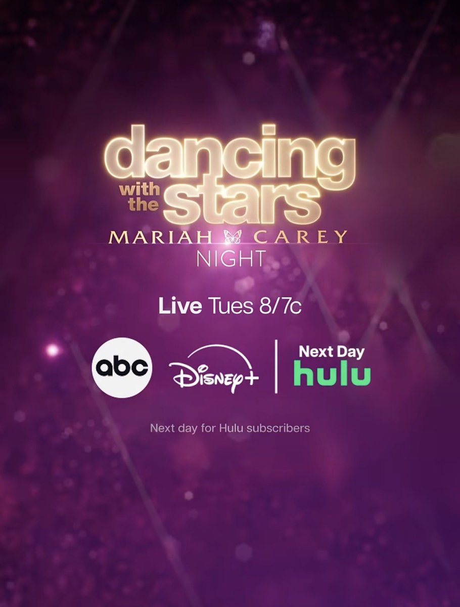 MeIAmMiiiichele's tweet photo. TONIGHT!!! 

It’s MARIAH CAREY NIGHT on ✨Dancing With the Stars✨! 💃🏼

Tune in to ABC at 8 PM ET for a night celebrating the one and only Queen of music @MariahCarey!! 🦋 https://t.co/mq39oHgqa1