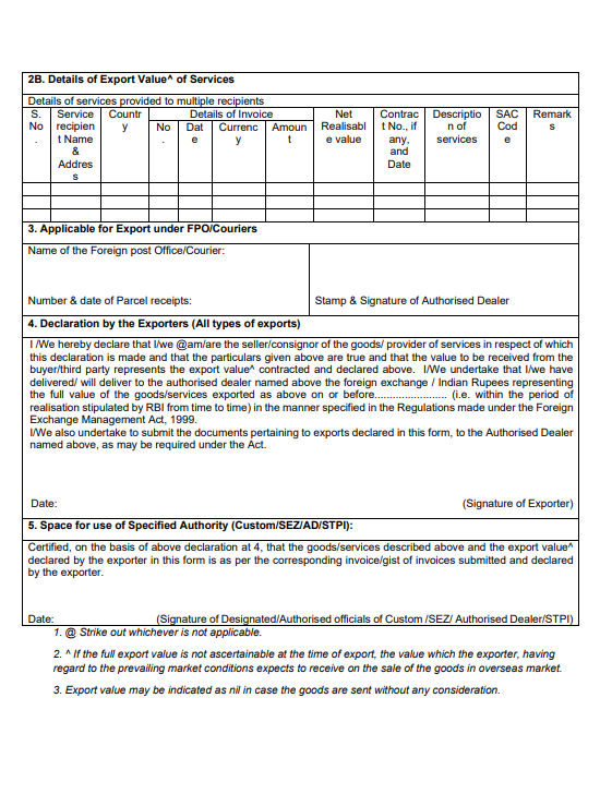 PratibhaGoyal's tweet photo. Format of Export Declaration Form https://t.co/pJwzaqE7sa