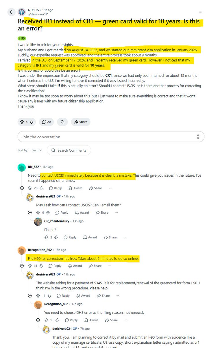 ChillMode2345's tweet photo. Clearly, we have some people working at @USCIS who do not know what they are doing! https://t.co/rk0x4j2XCa