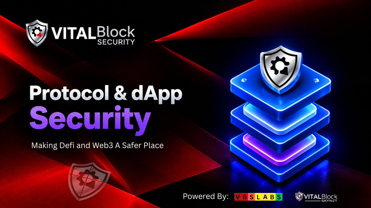 VB_Audit's tweet photo. A secure smart contract can still belong to an insecure dApp.

That's why protocol security should examine:

🧩 Architecture
🔗 Contract interactions
🌐 Network dependencies
💼 Business logic
🔐 Authentication & permissions

Security doesn't stop at the Solidity file.

CTA: Request a Vital Block Security/dApp Security Audit → https://t.co/w0tHUSBVoJ