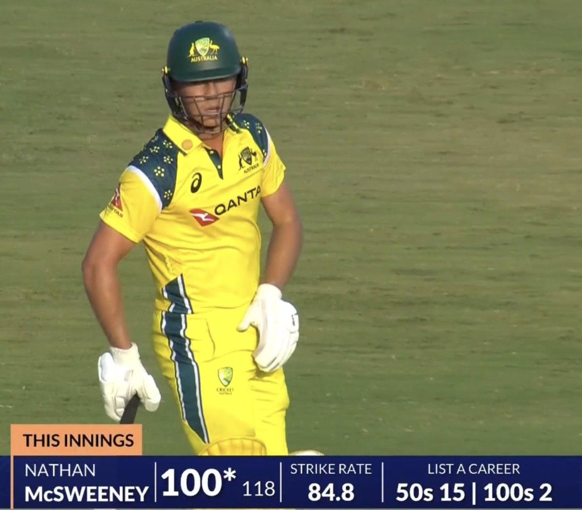 justcricket_app's tweet photo. FROM 87/5 TO A FIGHTING HUNDRED! 💯🔥

Nathan McSweeney delivers when Australia A needed him the most against India A! 🇦🇺

#INDvsAUS https://t.co/Z5tvmGkS4B