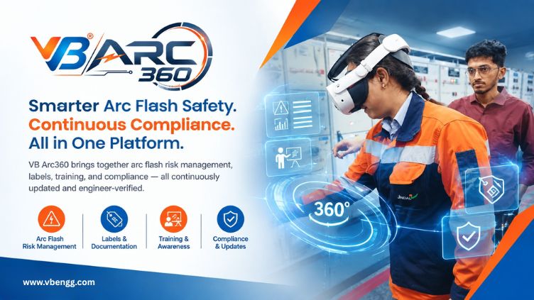 VBengineering's tweet photo. Build a Safer Electrical Future with VB Arc360
Go beyond one-time arc flash studies. VB Arc360 combines assessment, labeling, training, enforcement, continuous renewal for safer electrical operations.
https://t.co/41SKkHUiRL
#VBArc360 #ArcFlashSafety #VBEngineering https://t.co/IYlBPogvvd
