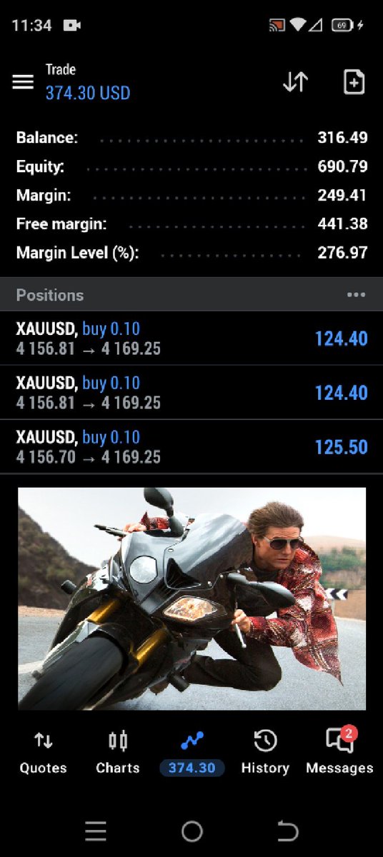 TchaaFx's tweet photo. + $300 On #XAUUSD $XAUUSD #DayTrading #ForexTrading #DailySignals #Scalping  #Forex #Trading We Are The MF***King Forex Killers 🤍♥️ https://t.co/llgp9ek8Rk