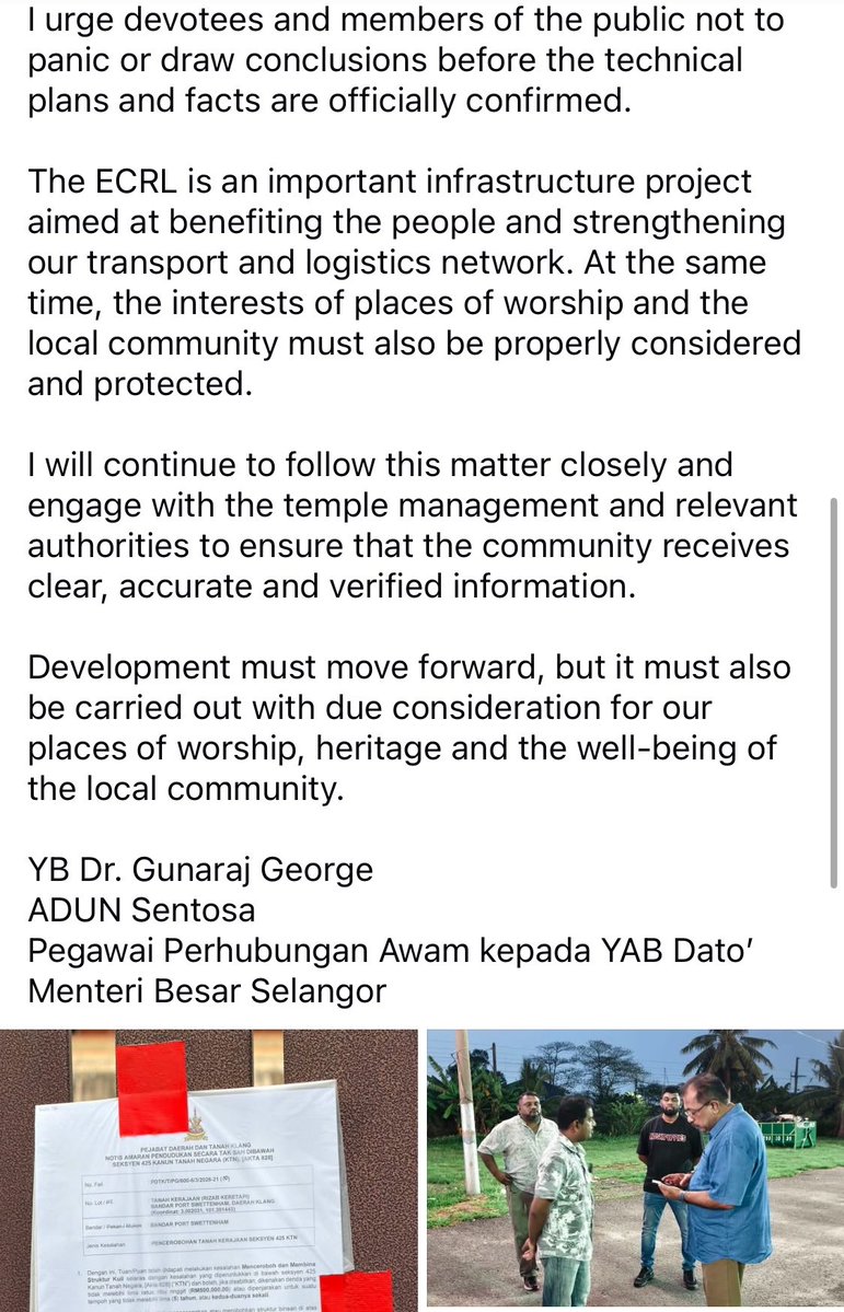 BendiTheBagak's tweet photo. Ada yang nak mintak pampasan ke tu? 

Asal ek bila ada buat keretapi je mesti ada kuil haram?

Lokasi: Kuil haram Sri Subramaniam Port Klang https://t.co/Y9QebD9TRU