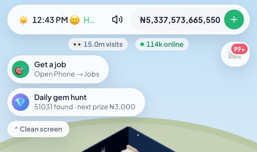 Dejiiiiill's tweet photo. I don reach 5 trillions😂😭❤️ https://t.co/60XSzAq1Se