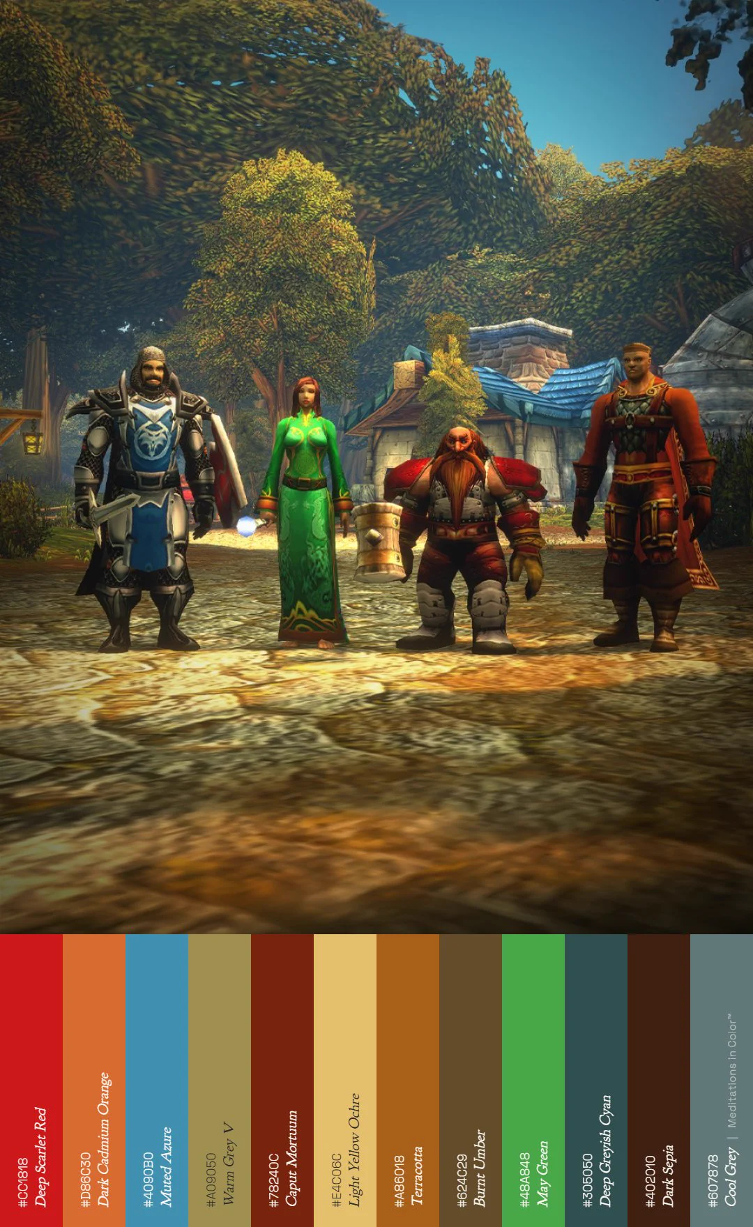 Meditations in Color on X: "@Warcraft Such a cool palette" / X