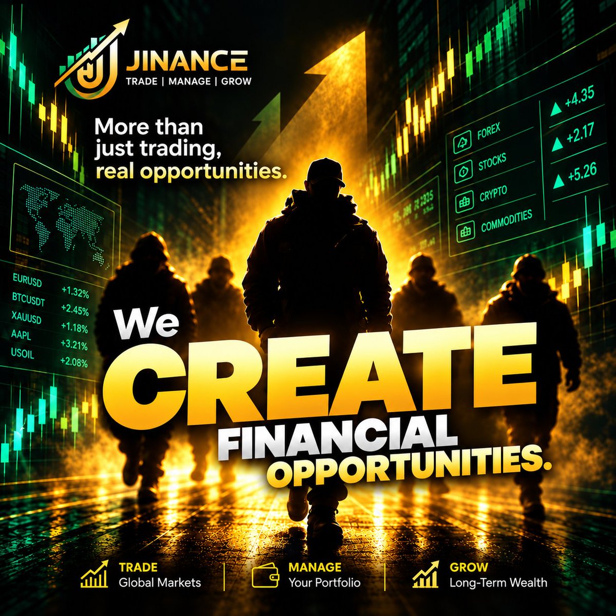 JinanceOfficial's tweet photo. More than trading. Real opportunities. 🚀
Explore global markets and create your path to growth with Jinance.
#Jinance #TradeManageGrow #GlobalMarkets #FinancialOpportunities https://t.co/ydkUE1x0EM