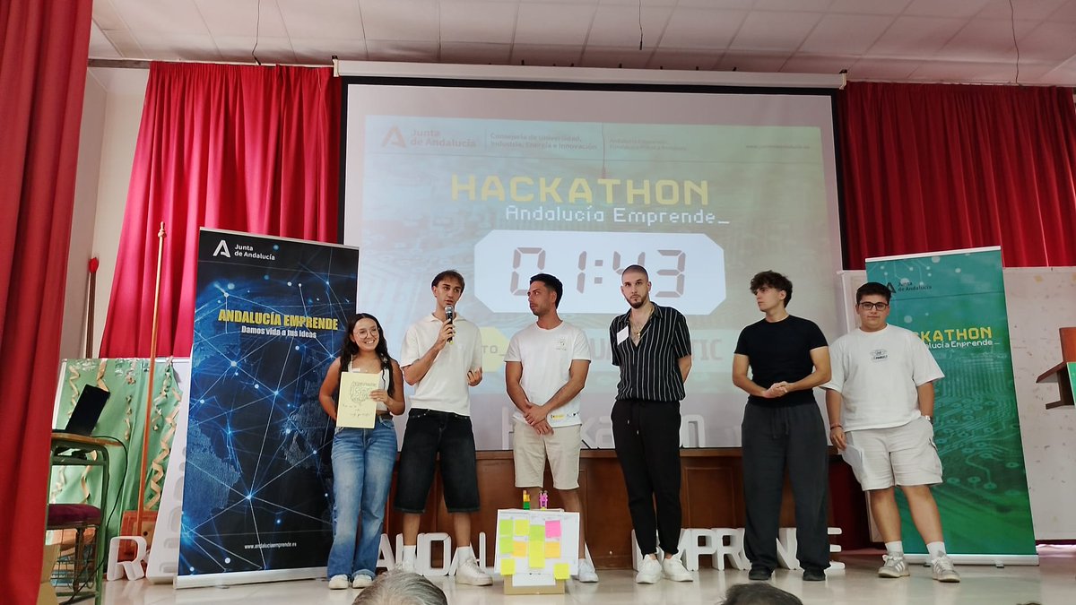 cadecordobaAE's tweet photo. ๐ฏ ๐ #HackathonEmprende ๐#Cordoba
๐ฃ๏ธAhora escuchando al equipo1๏ธโฃ4๏ธโฃy su ๐๐๐๐๐๐๐๐๐๐๐
๐Quรฉ bien lo estรกis haciendo chic@s โ
#territorioemprende #EmprendeAND #EmprendimientoEducativo @UniversidadAND @aemprende https://t.co/7ynxpsP9Yv