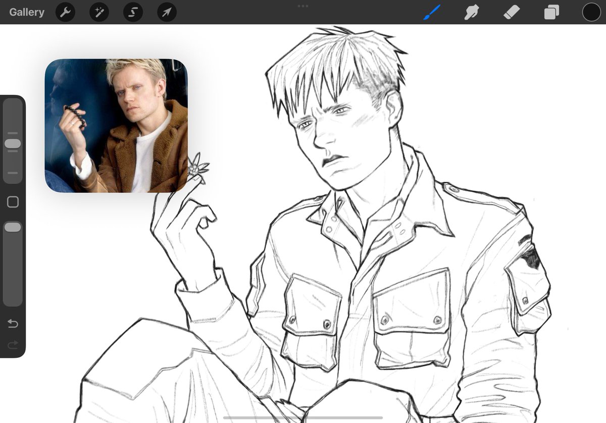 scaredseeweed's tweet photo. I love doing lineart https://t.co/chrCVVyPjP
