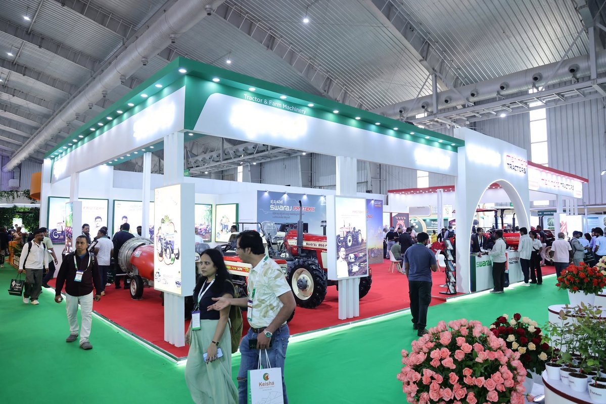 BIECentre's tweet photo. AgriCon–HortiConnect India 2026 was held Oct 1-3 at BIEC Bengaluru 🌱200+ brands, Dutch &amp; Karnataka pavilions, 25,000+ visitors across protected cultivation, irrigation, machinery &amp; drones. Plan your event at BIEC 📩 info@biec.in

#AgriCon #HortiConnect #BIEC #TradeShow #EXPO https://t.co/rBWxSYlswa