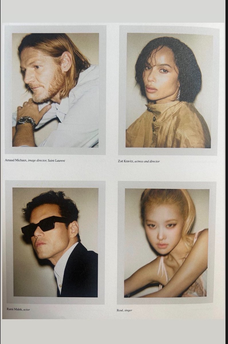 RoseFocused's tweet photo. Anthony Vaccarello’s ig story with ROSÉ for Self Service Magazine

 “House of Anthony ❤️” - King A https://t.co/Rugobcx06r