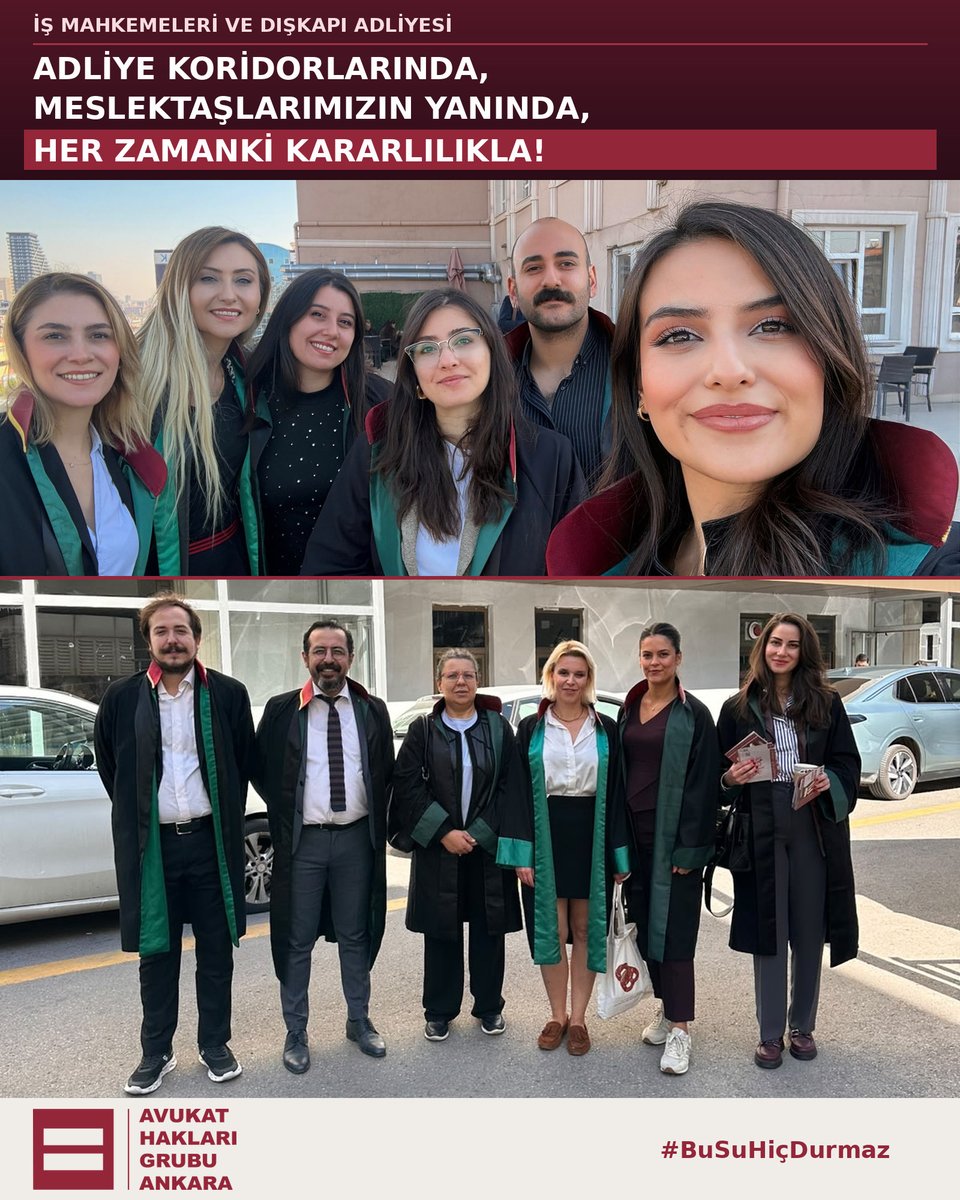 AHGAnkara's tweet photo. Adliye koridorlarında, meslektaşlarımızın yanında, her zamanki kararlılıkla!

İş Mahkemeleri ve Dışkapı Adliyesi’nde meslektaşlarımızla buluştuk, projelerimizi anlattık.

Tek bir avukat yalnız kalmayana dek!

#BuSuHiçDurmaz #AHGAnkara https://t.co/X7U9qGfl0z