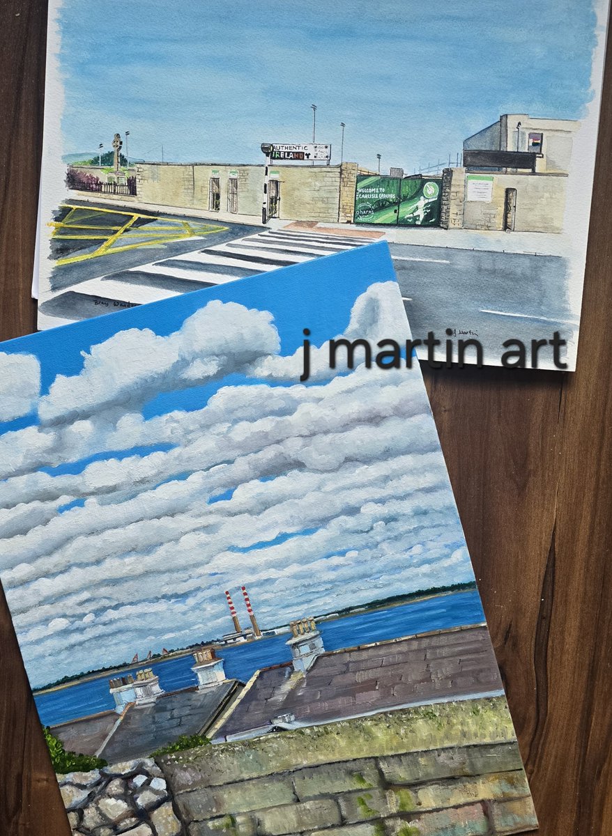 jackiemartinart's tweet photo. Two paintings added to the website, Bray Wanderers and Poolbeg from Seapoint, watercolour and oils respectively
https://t.co/b1ZfvN6kJ2
#irishart #irishseascape #braywanderers #poolbegchimneys #watercolour #oilpainting https://t.co/5EwtpdUCuQ