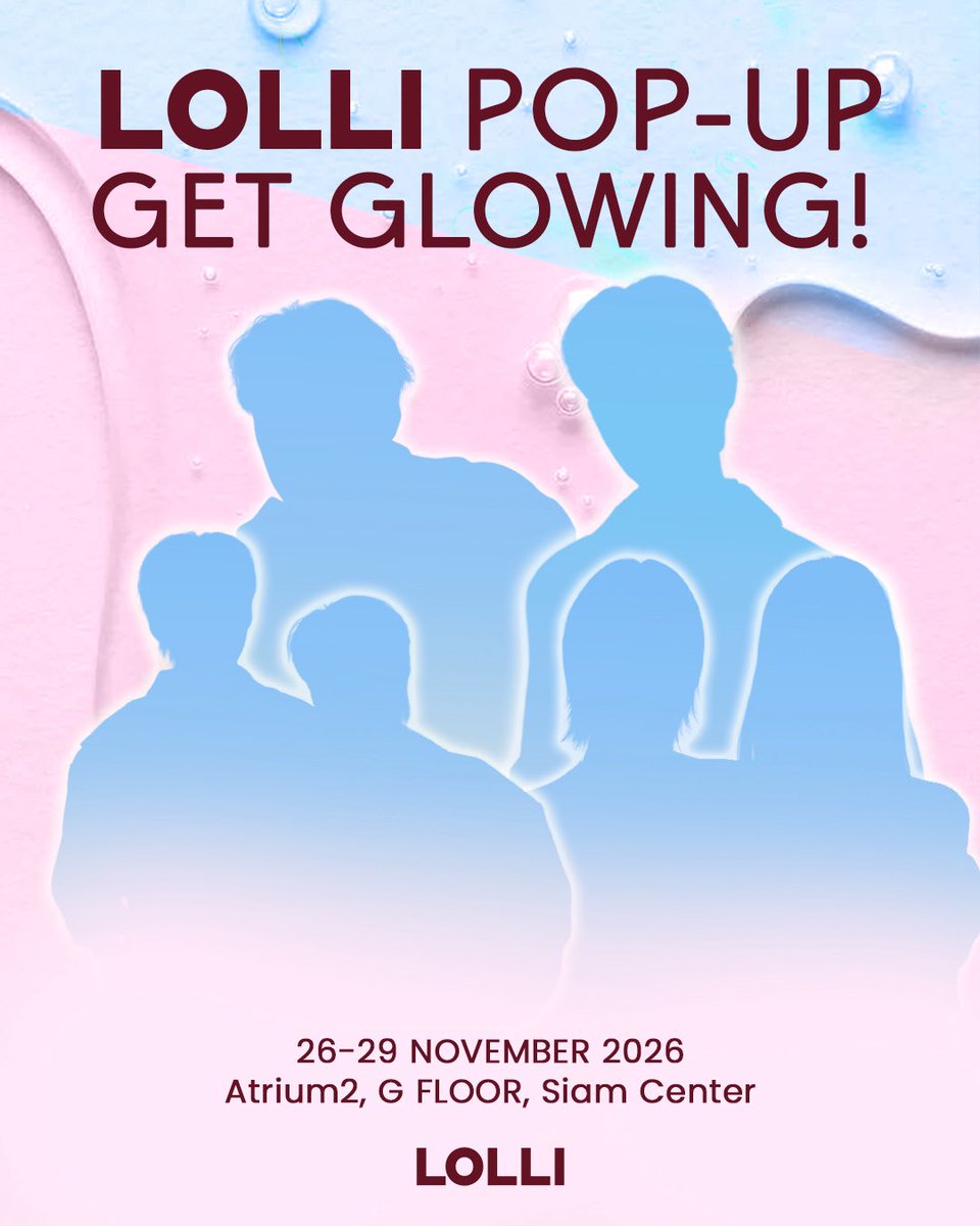 lolliofficialth's tweet photo. แค่เห็นเงาจะทายกันได้ไหมน้า 👀🫣✨

GUESS WHO?

#LOLLIGetGlowing
#LOLLIownyourglow
#LOLLIOfficialth https://t.co/8nz8MKBqIf