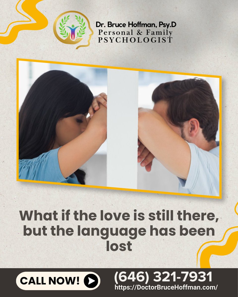 DrBruceHoffman's tweet photo. Caring about someone and knowing how to reach them are different things. Couples in Garden City NY still love deeply but lost the language. Call (646) 321-7931 to find your way back to each other. #CouplesTherapy #RelationshipHealth #DrBruceHoffman https://t.co/7aF3iGeLBQ