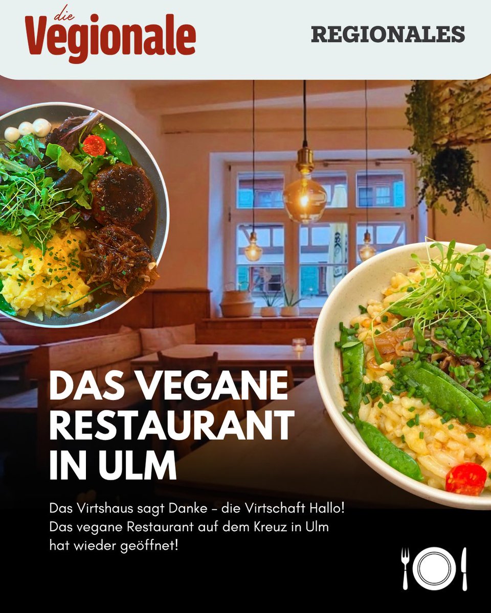 dieVegionale's tweet photo. Das Virtshaus sagt Danke – die Virtschaft Hallo!
Wir haben mit Hardy Distel, dem Betriebsleiter der Virtschaft, darüber gesprochen, wie es zu diesem Neustart kam und wie die ersten Monate danach waren.
Den ganzen Artikel findet ihr auf unserer Homepage:
https://t.co/OuUxfvxRaS https://t.co/N23LiCy2jO