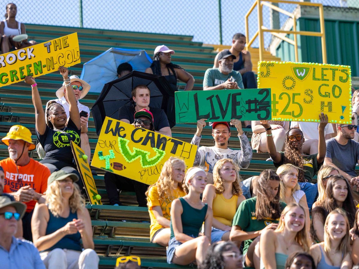 waynestate's tweet photo. Homecoming Week is officially here, Warriors! It's the perfect time to show your green and gold pride, join this week's festivities on campus and create unforgettable memories. 💛💚

Check out the schedule and join us: https://t.co/seSf1CaEDH https://t.co/Uxb3BJx5Bd