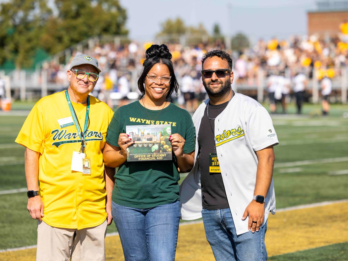 waynestate's tweet photo. Homecoming Week is officially here, Warriors! It's the perfect time to show your green and gold pride, join this week's festivities on campus and create unforgettable memories. 💛💚

Check out the schedule and join us: https://t.co/seSf1CaEDH https://t.co/Uxb3BJx5Bd
